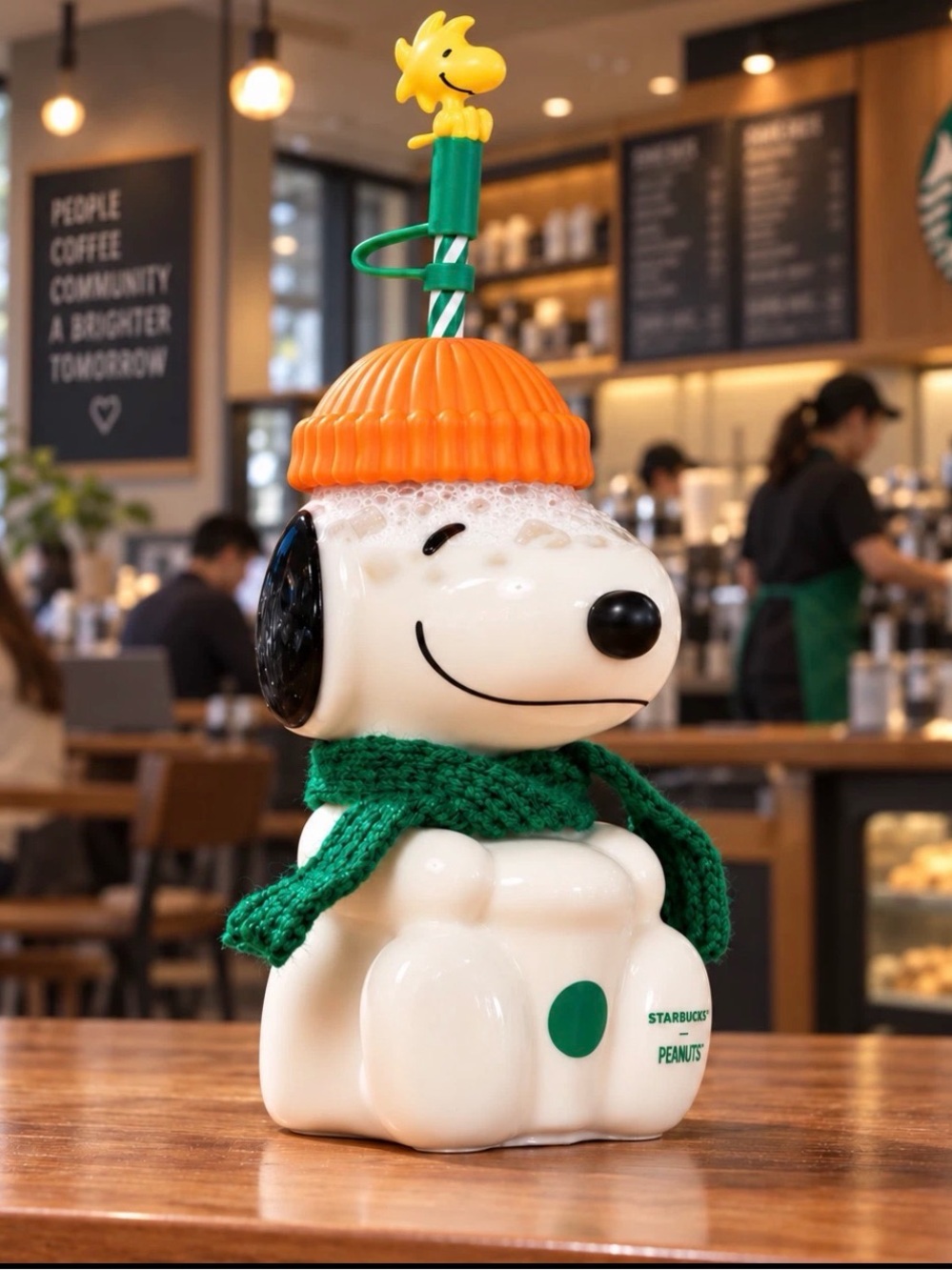 Starbucks x Peanuts Snoopy Glass Cold Cup 2026 IN HAND US Seller
